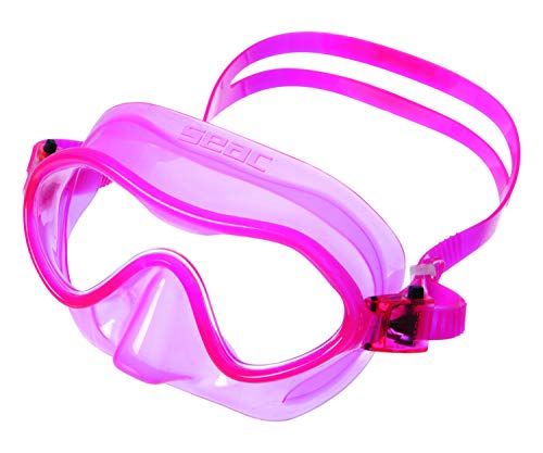 SEAC Baia Kid, Maschera Subacquea Unisex Bambini, 3-6 Anni, Rosa