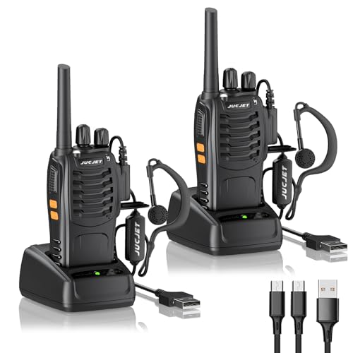 Walkie Talkies 88E, PMR446 Radio bidirezionale senza licenza, PMR 446MHz Frequenza Civile Ricetrasmittente 16 canali,