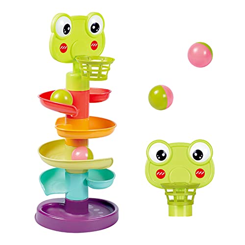 YGJT Giocattoli Bambini 9 Mesi, Palla Drop Giochi Rotolo Vorticoso Torre Rampa, Giocattoli di Sviluppo per Bambini