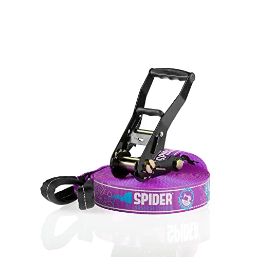 SPIDER SLACKLINE TKSA2 - Kit Slackline Custom - Materiale alta qualità per slackliners esperti o alle prime esperienze