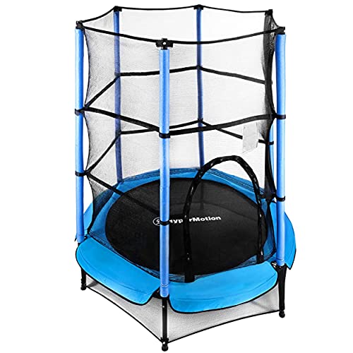 HyperMotion Trampolino per Bambini, 4,5 Ft/140 cm, per Interni o Esterni, mini Toddler 3+ Trampolino da Giardino con