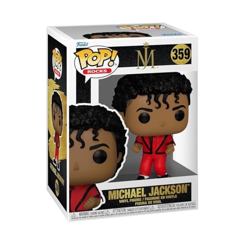 Funko Pop! Rocks: Michael Jackson - (Thriller) - Figura in Vinile da Collezione - Idea Regalo - Merchandising Ufficiale