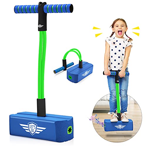 Toyzey Giochi 3-9 Anni Bambini, Giocattoli per Bambini 3-9 Anni Pogo Stick Jumper Ragazzi 3-9 Anni Giocattoli Bambino