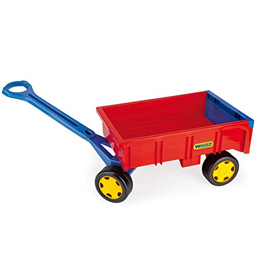 Carrello a Mano Trattore Rimorchio Wader Ciondolo per Bambini per Camion Gigante Giocattolo Rosso