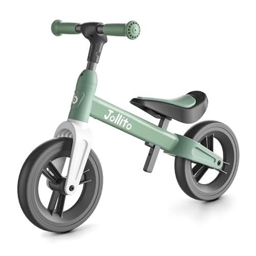 JOLLITO Baby Balance Bike, Giocattoli per bambini in bicicletta per 18-48 mesi di età Ragazza e ragazzo regali, Leggero