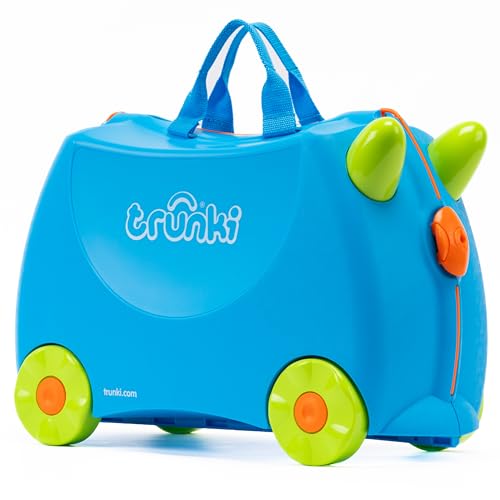 Trunki Valigia Cavalcabile per Bambini – Trolley Bambini Bagaglio a Mano – Valigia