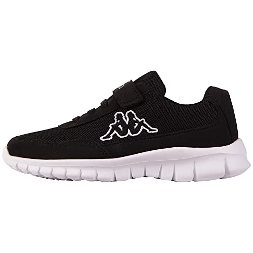 Kappa Follow K Unisex Kids, Scarpe, Black White, 34 EU