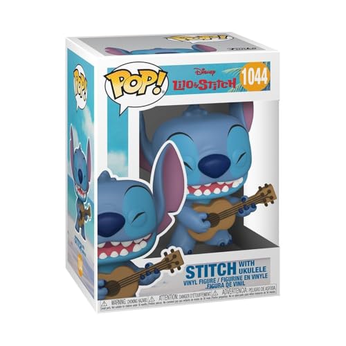 Funko Pop! Disney: Stitch With Ukulele - Disney: Lilo & Stitch - Figura in Vinile da Collezione - Idea Regalo -