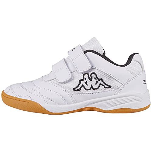 Kappa Kickoff K Unisex Kids, Scarpe, Bianco White Black, 31 EU