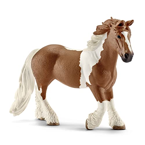 Schleich- Tinker Cavalla Figurina, Colore Marrone e Bianco, 13773