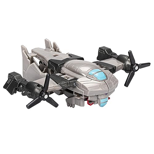 Transformers: EarthSpark, action figure Flip Changer di Megatron, 10 cm, convertibile in 1 passaggio, giocattoli robot