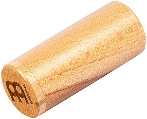 Meinl Percussion Round Wood Shaker - Medium - Strumento Musicale con Suono Medio - Legno di Faggio, Natural (SH58)