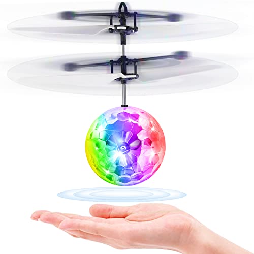 Zero-G Roadster Palla Volante, Giochi Bambini Elicottero Telecomandato Mini Drone con Luci LED Colorata Aereo RC, Regali