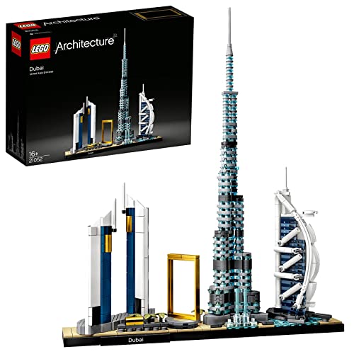 LEGO Architecture Dubai, Collezione Skyline, Kit di Modellismo Creativo e Rilassante, Costruzioni per Adulti e Ragazzi