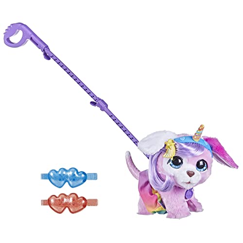 FurReal Hasbro, Glamalots Cagnolino (Peluche Cagnolino interattivo per Bambini da 4 Anni in su, con Accessori)