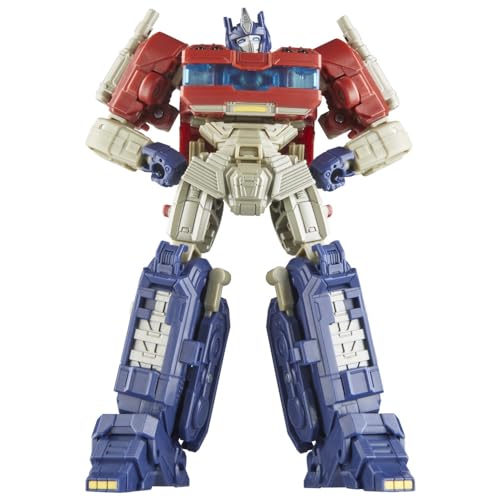 Transformers Studio Series 112 Deluxe Class, action figure convertibile di Optimus Prime da 11 cm, ispirata al film