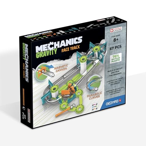 GEOMAG - MECHANICS GRAVITY- Race Track 67 Pezzi - Costruzioni Magnetiche per Bambini