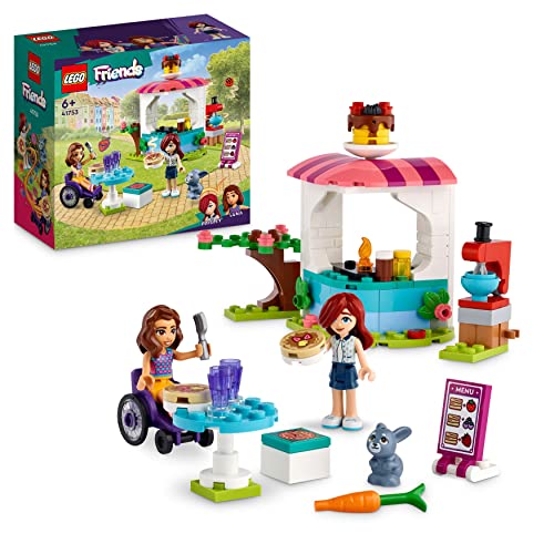 LEGO Friends Negozio di Pancake, Set Giochi Creativi per Bambini e Bambine dai 6 Anni con le Mini Bamboline Paisley e