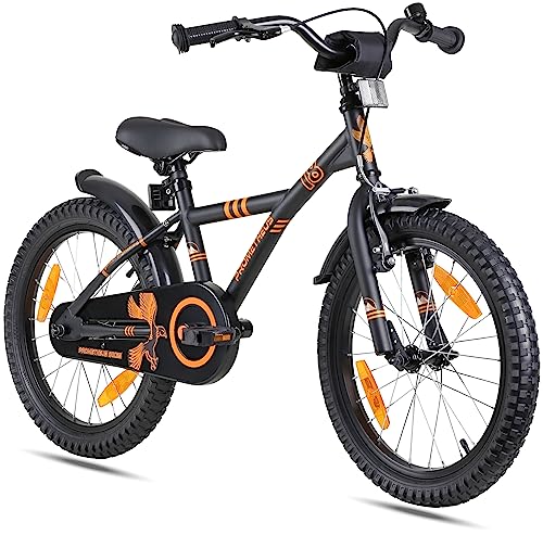 PROMETHEUS BICYCLES bicicletta bambina 6 anni bici per bambina bambino 18 pollici bimba con freno contropedale e V-Brake