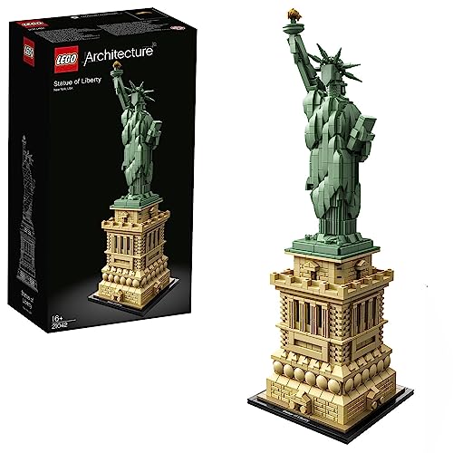 LEGO Architecture Statua della Libertà, Kit Modellismo per Adulti, Modellino da Costruire Souvenir di New York, Idea