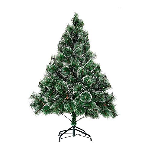 Aufun Albero di Natale Artificiale 150 cm Decorativo Aghi di Pino Verde con Effetto Neve con Supporto in Metallo