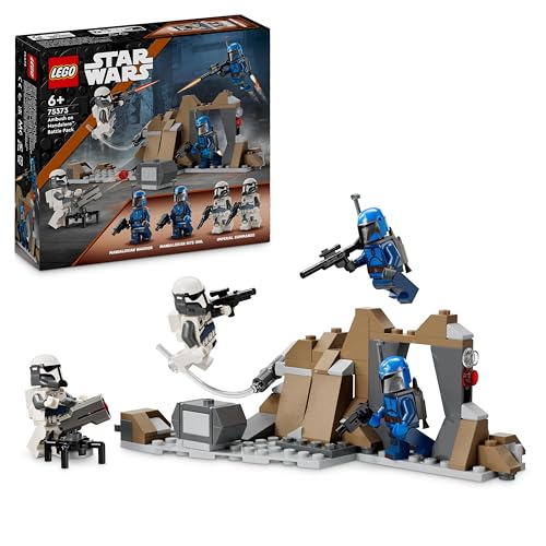 LEGO Star Wars Battle Pack Agguato su Mandalore, Gioco d'Avventura per Bambini e Bambine da 6 Anni in su con 4