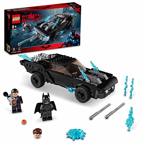 LEGO Super Heroes Batmobile: Inseguimento di The Penguin, Giochi per Bambini, Macchina Giocattolo con Minifigure