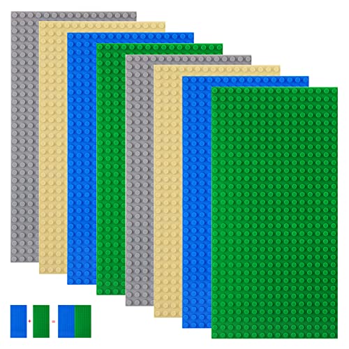 shineFinder Set di 8 pannelli compatibili con la maggior parte delle marche, piastre di base rettangolari 25,6 x 12,8