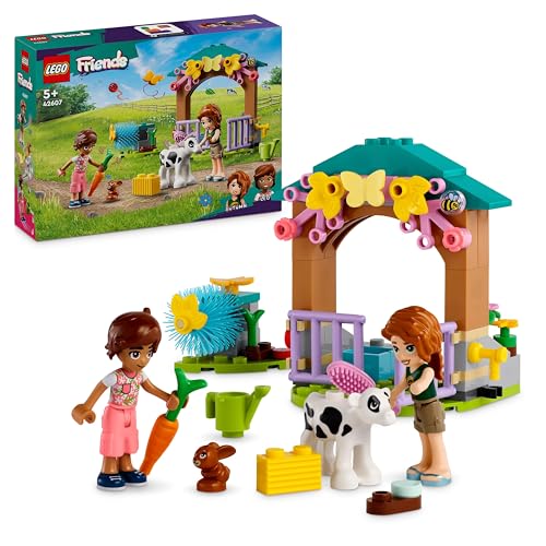 LEGO Friends Stalla del Vitellino di Autumn, Giochi per Bambine e Bambini da 5 Anni in su, Piccolo Set di Animali da