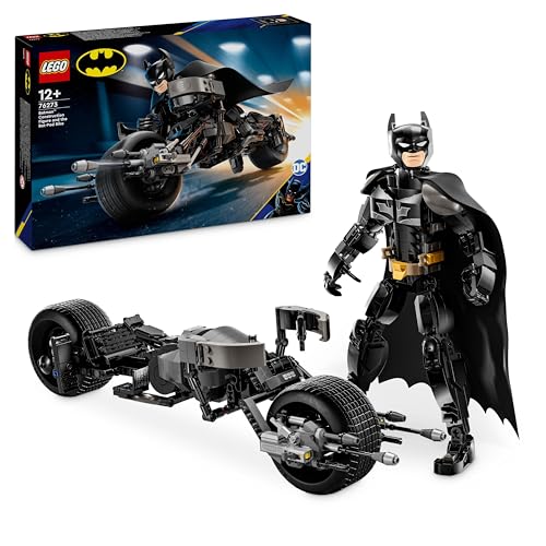 LEGO DC Il Personaggio Costruibile di Batman con Bat-Pod, Moto e Action Figure Giocattolo da Il Cavaliere Oscuro da