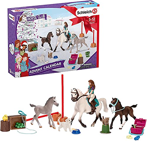 SCHLEICH 98271 - Calendario dell'Avvento Farm World 2021 (Farm World) (Horse Club)