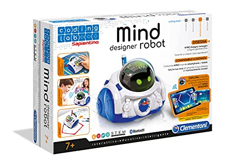 Clementoni - 12087 - Sapientino - Mind Designer Robot Educativo Intelligente, gioco educativo 7 anni elettronico - robot