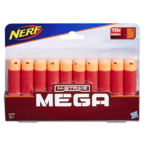 Nerf Hasbro Ricarica da 10 Dardi Mega, A4368EU6