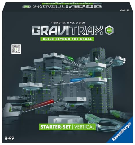Ravensburger - GraviTrax PRO Starter Set Vertical, Starter Kit, Pista di Biglie, Gioco Interattivo ed Educativo STEM,