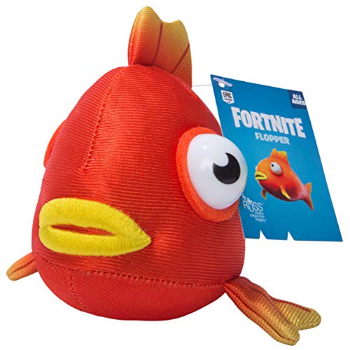 Fortnite Flopper Peluche lopper-17,8 cm da Collezione-Super Morbido e abbracciabile-Collezionali Tutti, Colore Rosso,