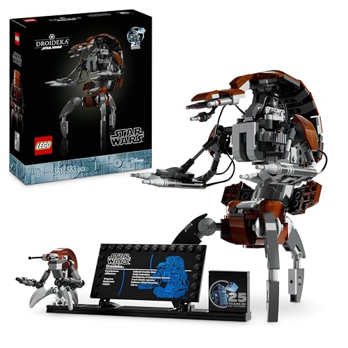 LEGO Star Wars Droideka, Personaggio del Droide Distruttore da Collezione per Adulti, Hobby Creativo da Costruire, Kit