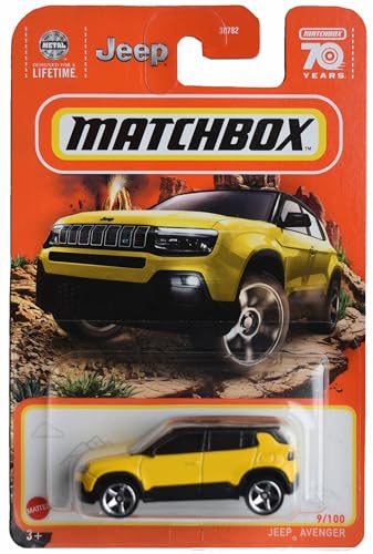 Matchbox Jeep Avenger, Giallo 9/100