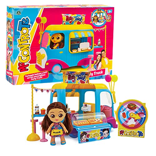 Giochi Preziosi Me Contro Te - Party Truck Playset Gelateria E Fast Food Con Sofi E Tanti Accessori Inclusi, Per Bambine