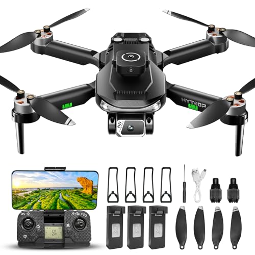 HYTOBP S165 MAX Drone con Telecamera Professionale 1080P, Quadricottero FPV Drone per Principiant con Trasmissione 5G,