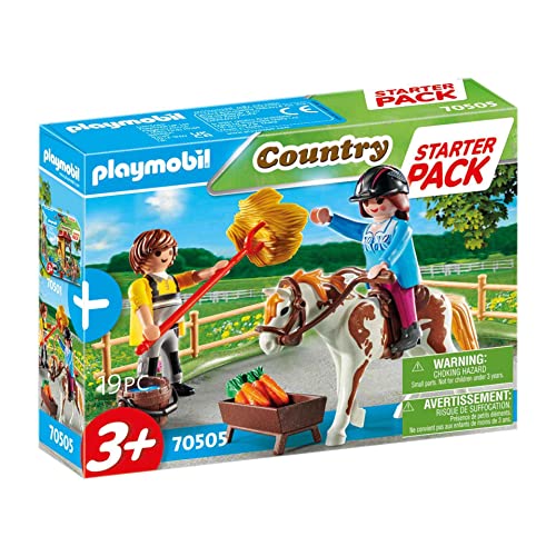 PLAYMOBIL Country 70505, Starter Pack Fantina con Cavallo, dai 3 Anni