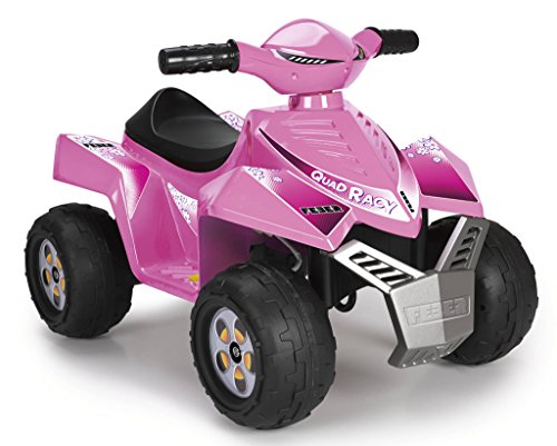 Feber- Quad Racy Veicolo, 6 V, Colore Rosa, 800011422