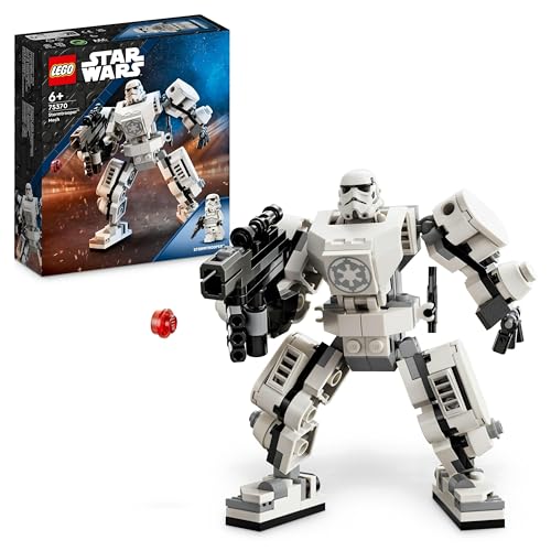 LEGO Star Wars Mech di Stormtrooper, Modello di Action Figure Costruibile con Parti Snodabili, Cabina per Minifigure e