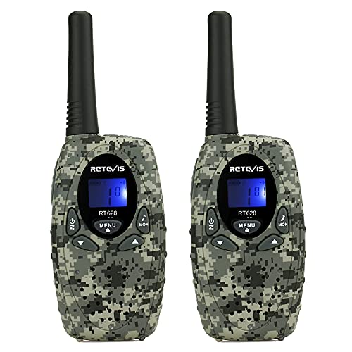 Retevis RT628 Walkie Talkie per Bambini, a Lungo Raggio 8CH per Bambini di 3-12 Anni, Regali Giocattolo per Avventure