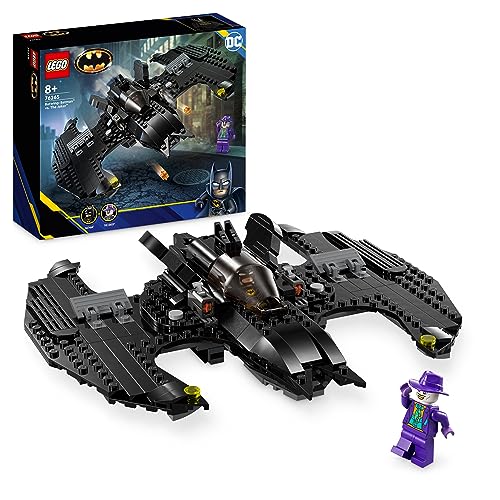 LEGO DC Bat-Aereo: Batman vs. The Joker, Iconico Aeroplano Giocattolo dal Film del 1989 con 2 Minifigure, Playset