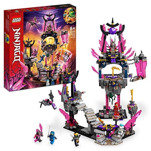 LEGO Ninjago Il Tempio del Re dei Cristalli, Set Serie TV Crystallized, Playset con Minifigure, Giochi per Bambini da 8