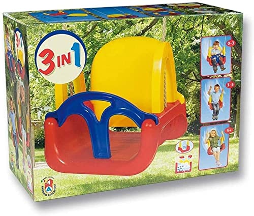 Green Garden 8306-0000, Altalena 3-in-1 Per Bambini Più Piccoli, Modelli/Colori Assortiti, 1 Pezzo