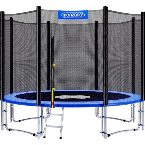 Monzana® Trampolino da Giardino Ø305 cm Certificato TÜV SÜD Set Completo con Rete di Sicurezza