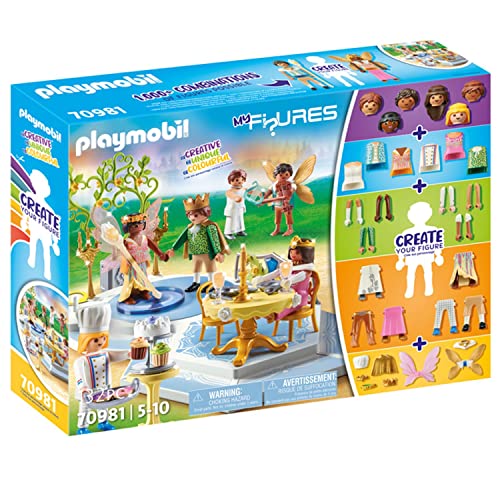 PLAYMOBIL My Figures 70981 Il Ballo Magico, 6 Personaggi con Oltre 1000 Combinazioni di Gioco Possibili, Gioco della