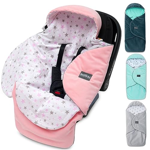 Bellochi Coperta Ovetto Neonato - Sacco Neonato Invernale e Estivo - Universale per Ovetto Passeggino Buggy o Seggiolino