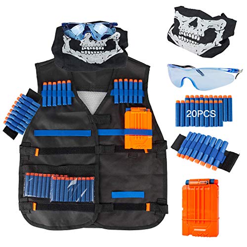 LVHERO Kit di Giubbotto Tattico per Nerf Pistole N-Strike Elite Series